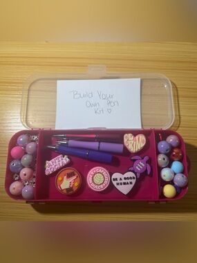 Build-Your-Own Pen Kit - Pink Accessory Set
